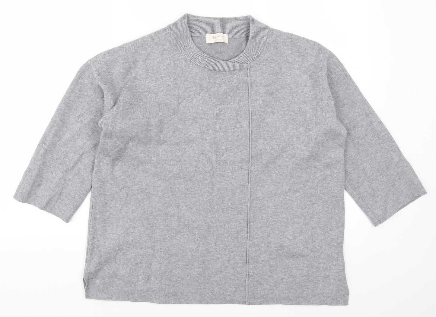TU Womens Grey   Pullover Jumper Size 14