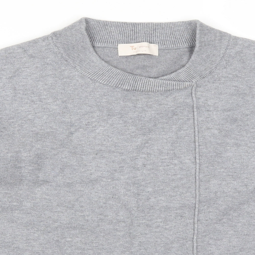 TU Womens Grey   Pullover Jumper Size 14