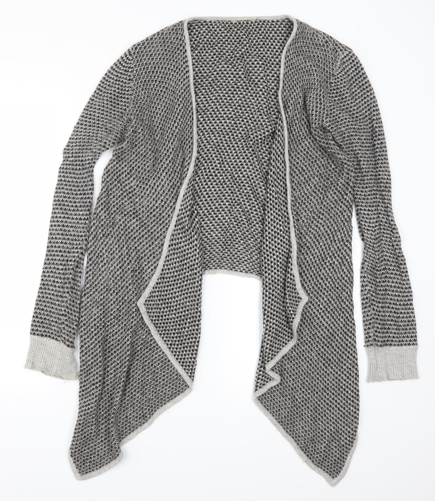M&Co Womens Grey   Cardigan Jumper Size 10