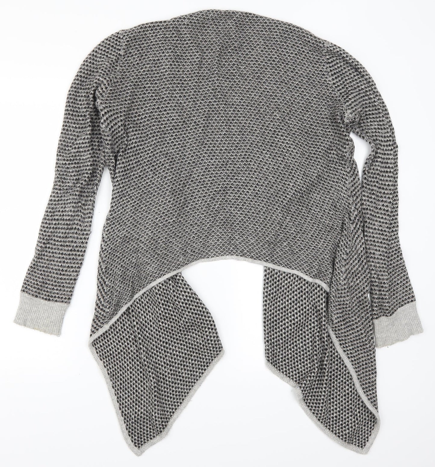 M&Co Womens Grey   Cardigan Jumper Size 10
