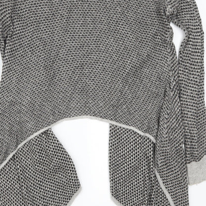 M&Co Womens Grey   Cardigan Jumper Size 10