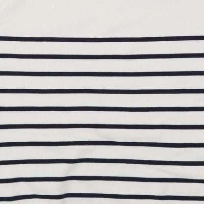 George Womens White Striped  Pullover Jumper Size 16