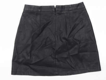 New Look Womens Black   A-Line Skirt Size 8
