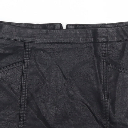 New Look Womens Black   A-Line Skirt Size 8
