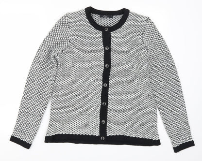 Bonmarché Womens Grey   Cardigan Jumper Size S