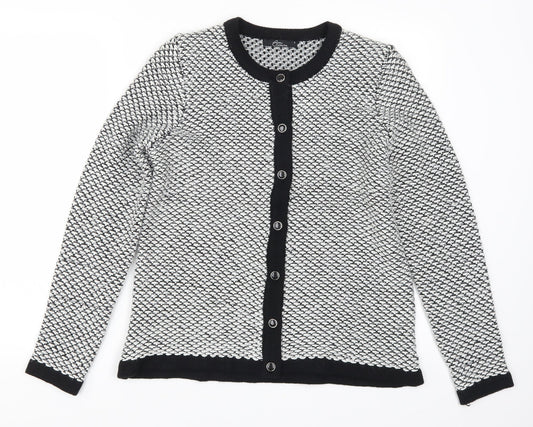 Bonmarché Womens Grey   Cardigan Jumper Size S