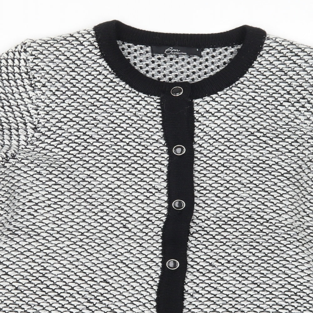 Bonmarché Womens Grey   Cardigan Jumper Size S