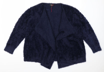 Klass Womens Blue   Cardigan Jumper Size XL