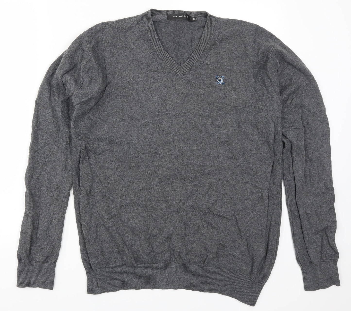 Full Circle Mens Grey   Pullover Jumper Size L