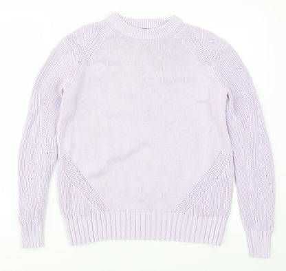 Marks & Spencer Womens Purple   Pullover Jumper Size S