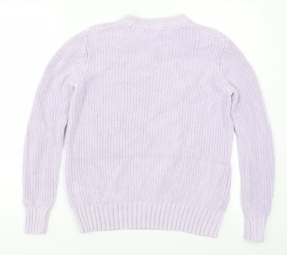 Marks & Spencer Womens Purple   Pullover Jumper Size S