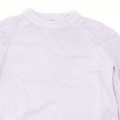Marks & Spencer Womens Purple   Pullover Jumper Size S