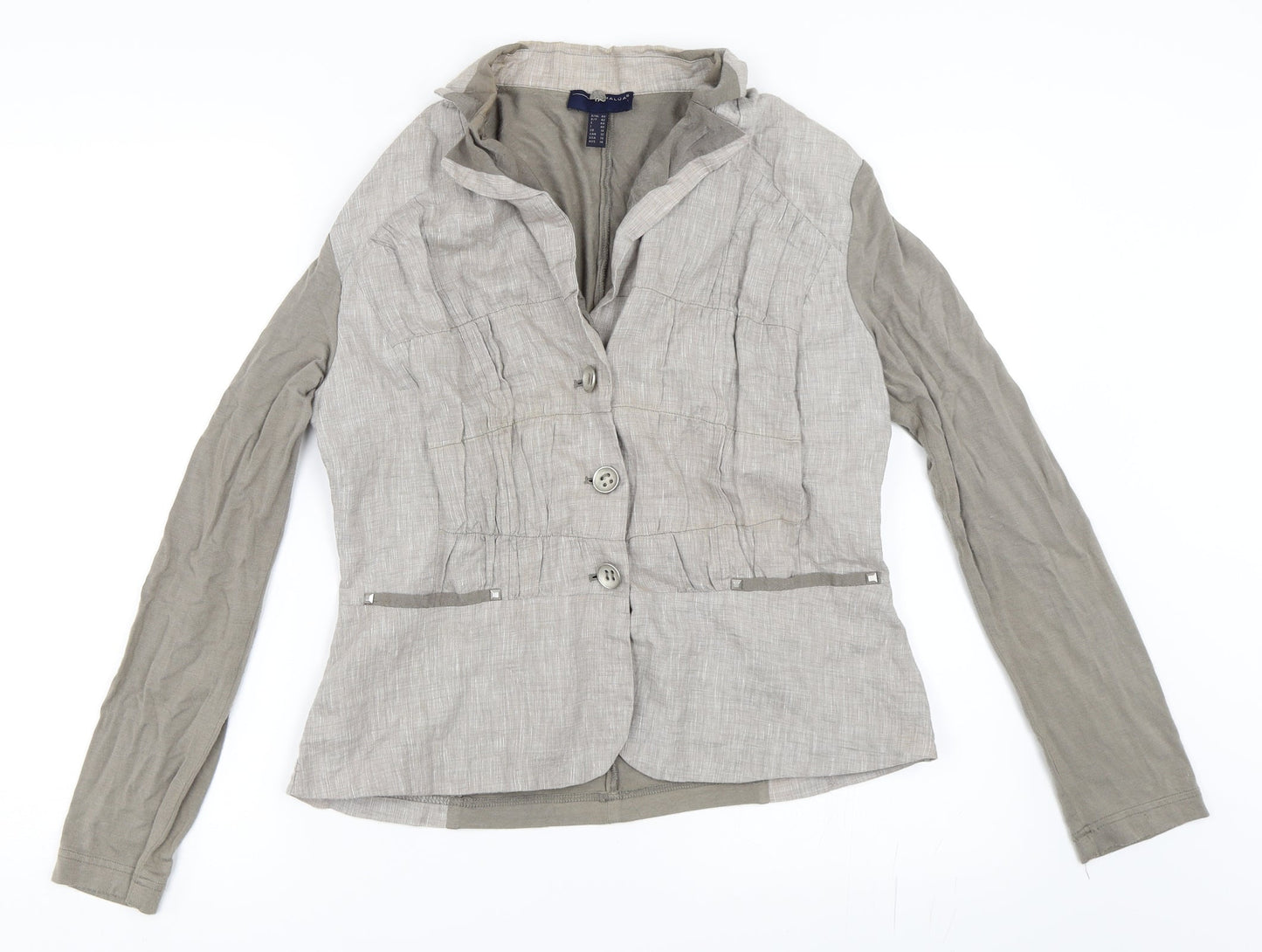 Kapalua Womens Beige   Jacket Blazer Size 14