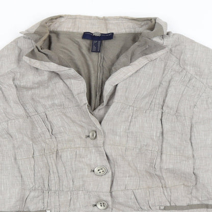 Kapalua Womens Beige   Jacket Blazer Size 14