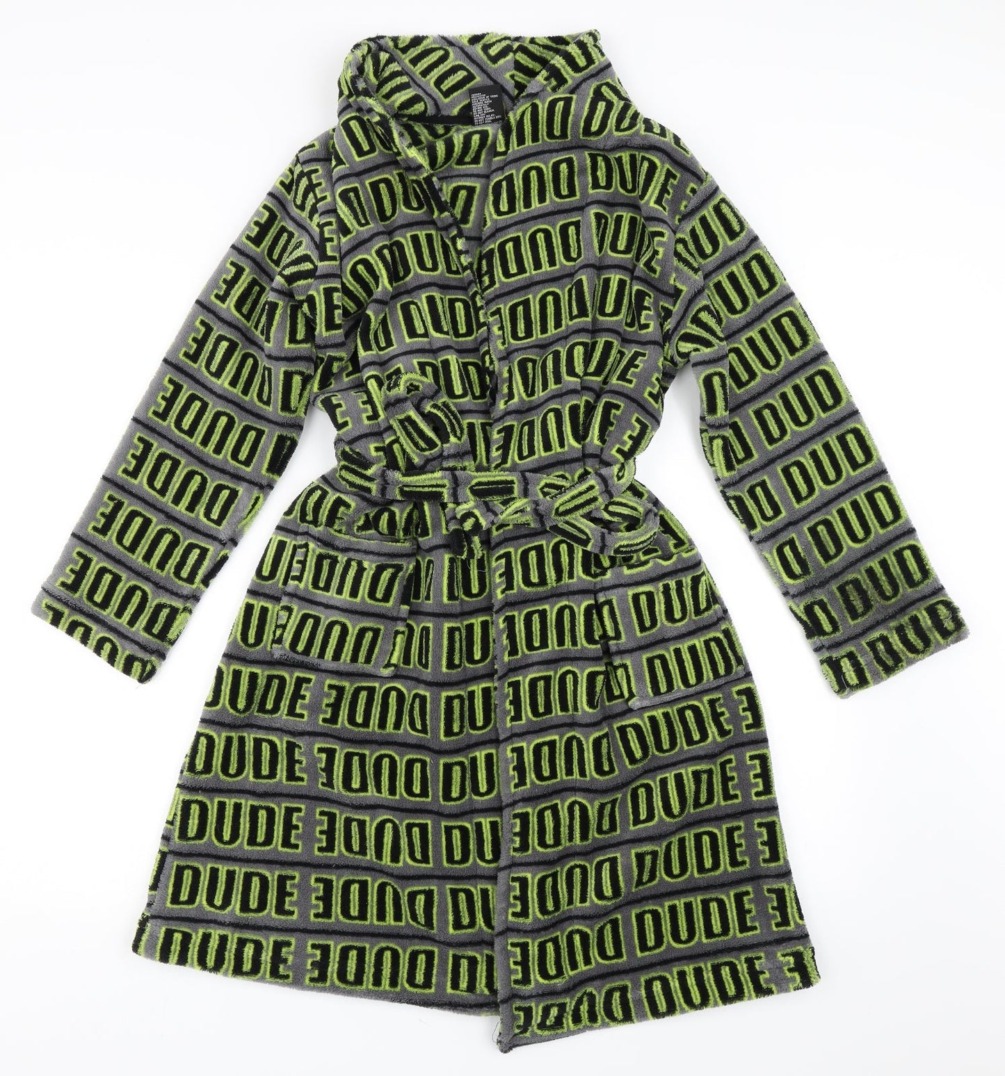 Tilt Boys Green Solid   Robe Size 10 Years  - dude