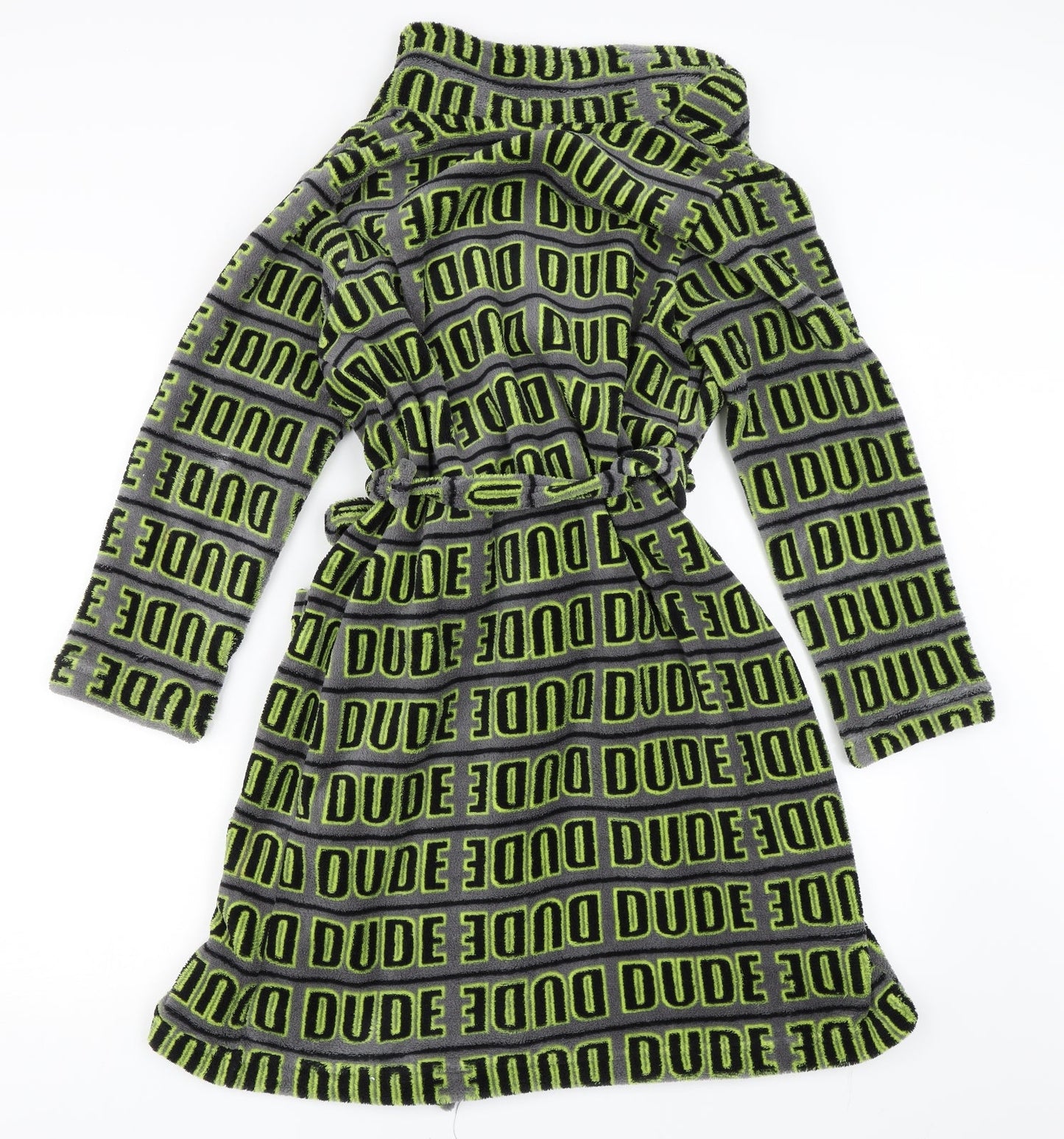 Tilt Boys Green Solid   Robe Size 10 Years  - dude