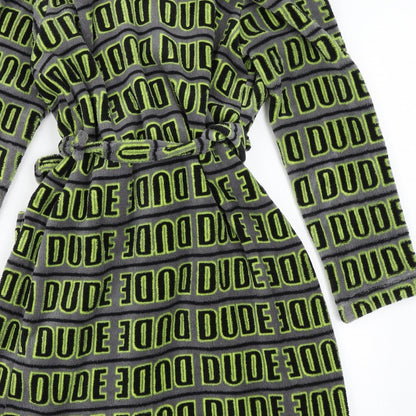 Tilt Boys Green Solid   Robe Size 10 Years  - dude