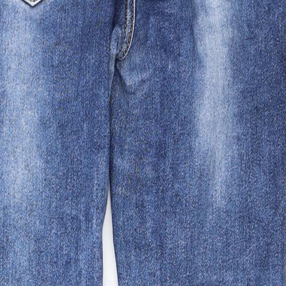 Sevda Womens Blue  Denim Skinny Jeans Size 10 L27 in