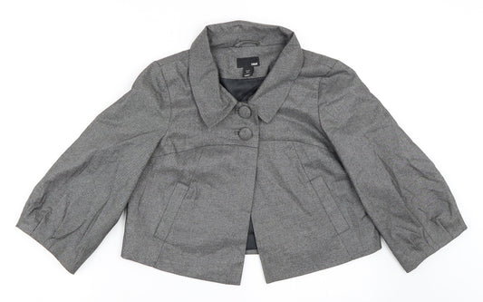 Womens UK Size 38 H&M Grey Jacket