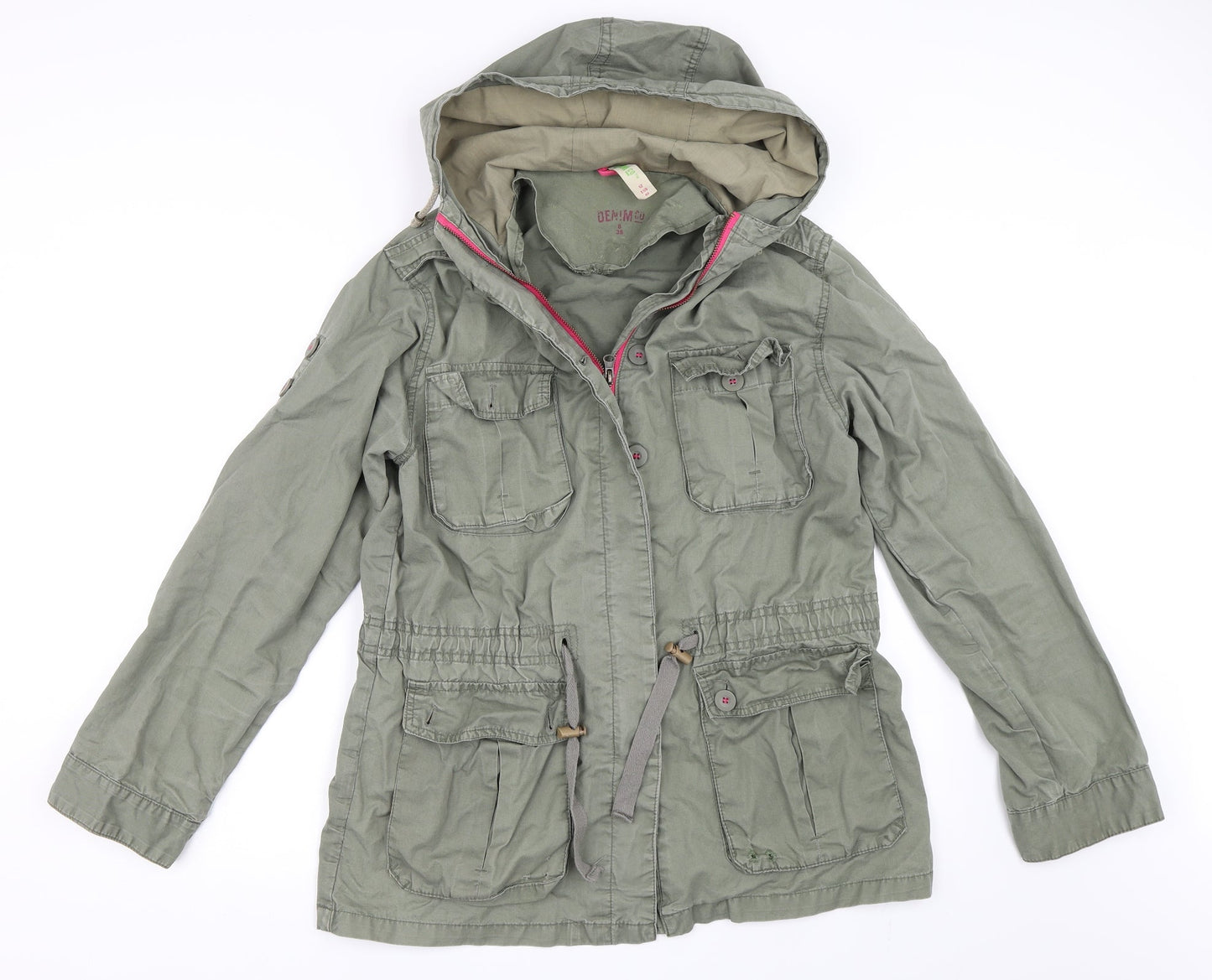 Primark Womens Green   Jacket Coat Size 12