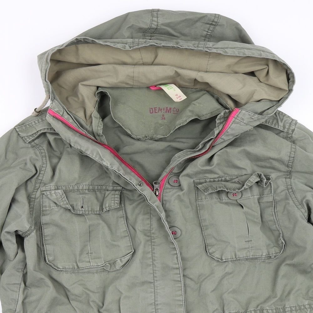 Primark Womens Green   Jacket Coat Size 12