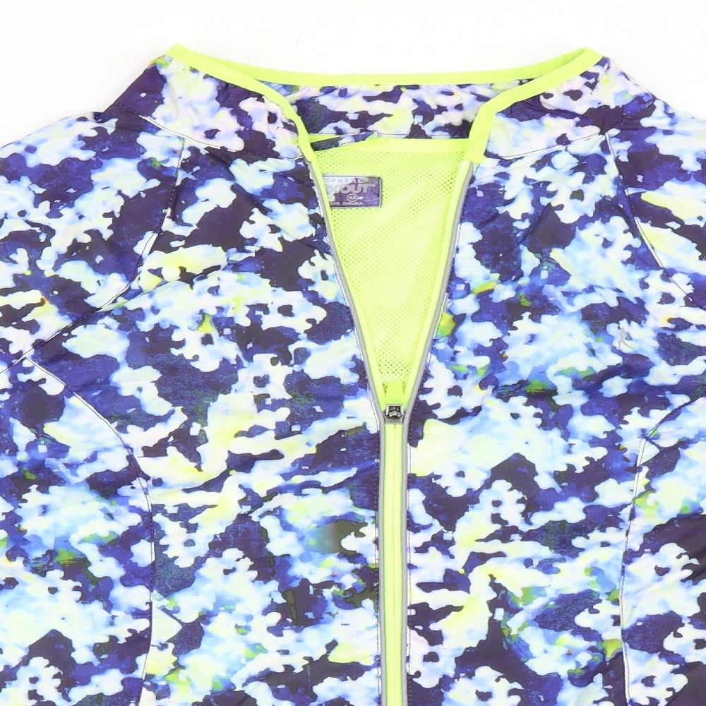Womens UK Size 16 Atmosphere Blue Windbreaker Coat