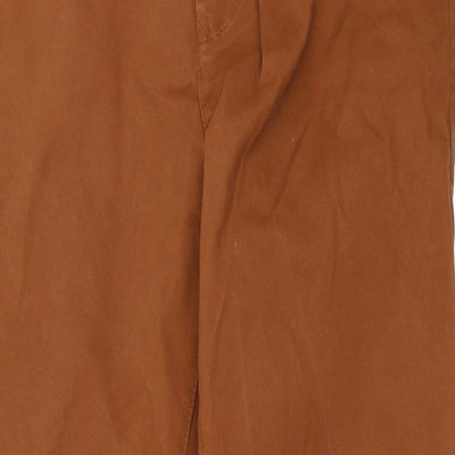 Womens UK Size 30 in NEXT Slim Fit Chino Brown Trousers