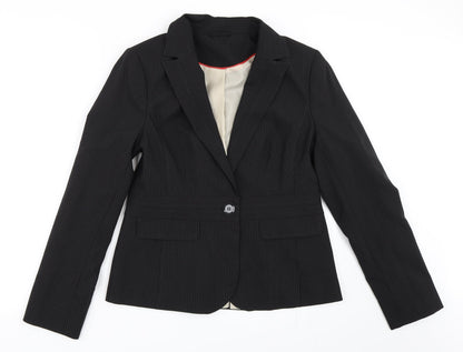 New Look Womens Black   Jacket Blazer Size 14