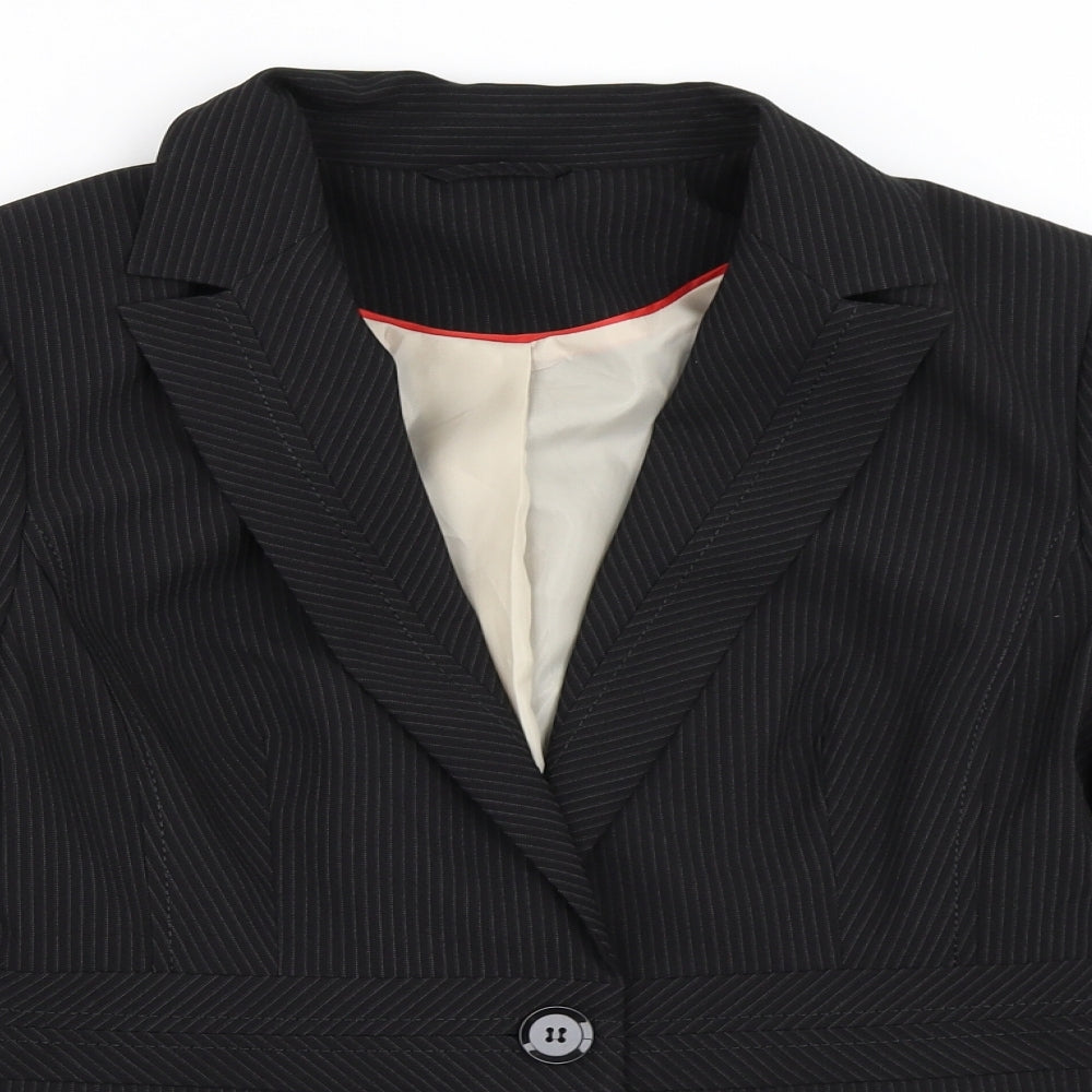 New Look Womens Black   Jacket Blazer Size 14
