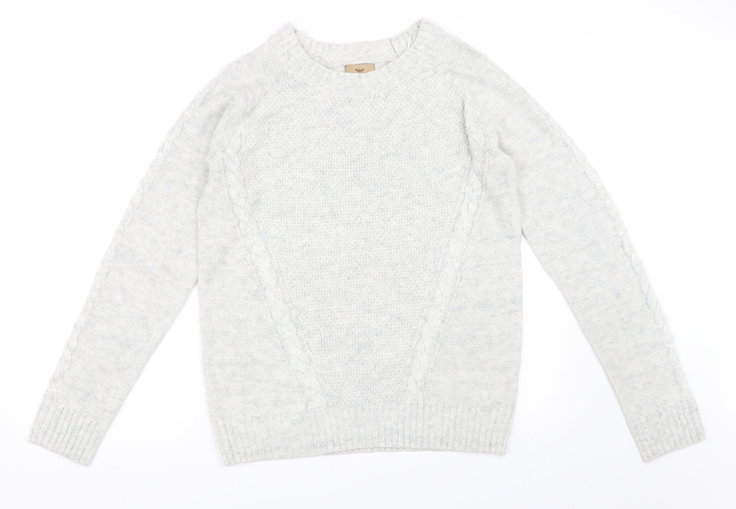 Aphorism Womens Grey   Pullover Jumper Size 14