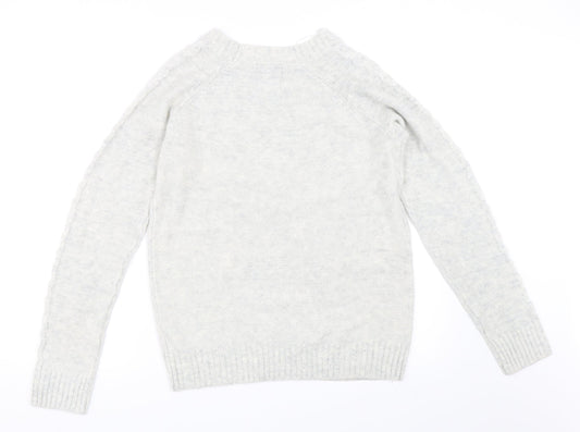 Aphorism Womens Grey   Pullover Jumper Size 14