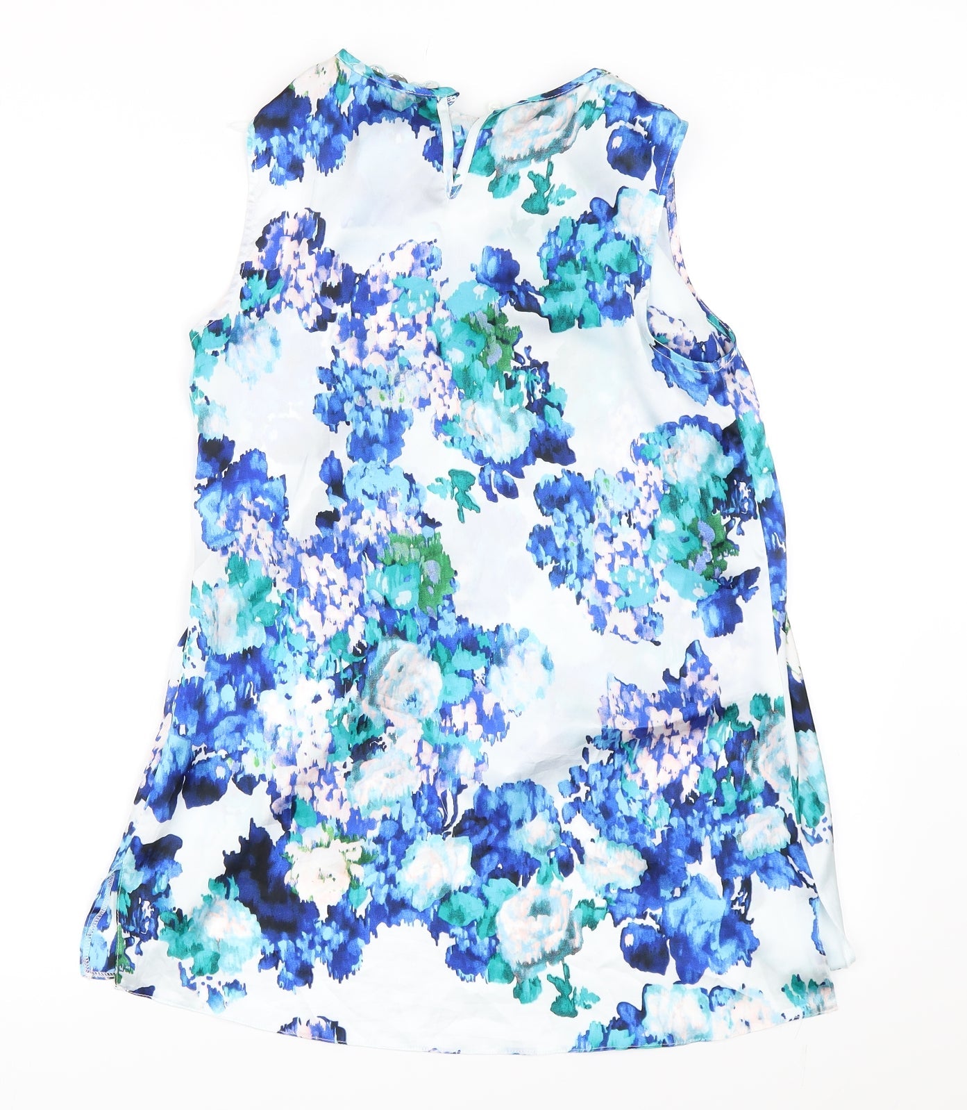 Womens UK Size 8 Belle Vere Blue Basic Blouse