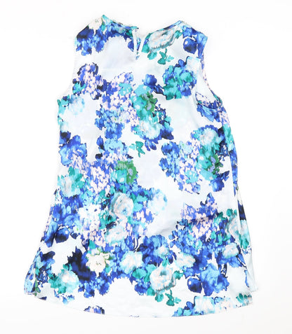 Womens UK Size 8 Belle Vere Blue Basic Blouse