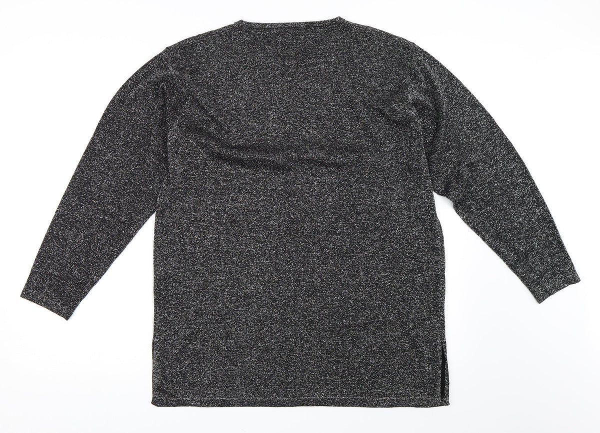 Fabrizo Womens Grey   Pullover Jumper Size M