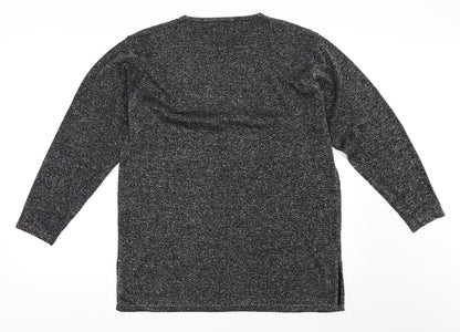 Fabrizo Womens Grey   Pullover Jumper Size M