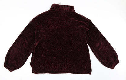 F&F Womens Purple   Pullover Jumper Size 12