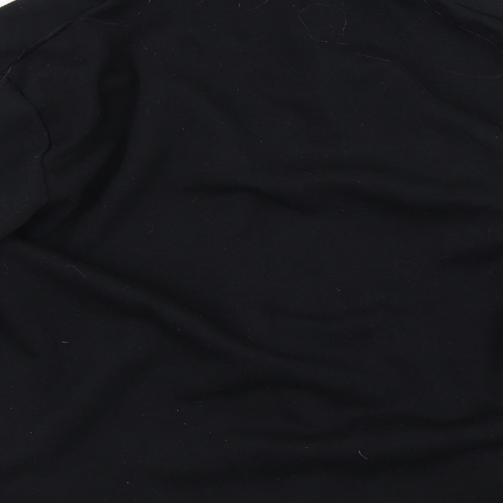 Fabrizo Womens Black   Full Zip Sweatshirt Size S