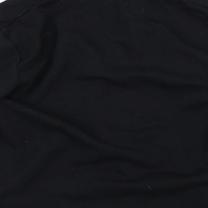 Fabrizo Womens Black   Full Zip Sweatshirt Size S