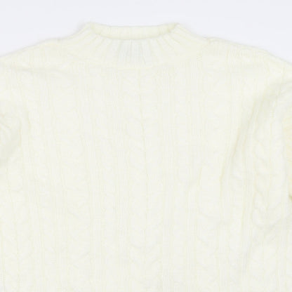 Next Womens Ivory   Tunic Jumper Size M