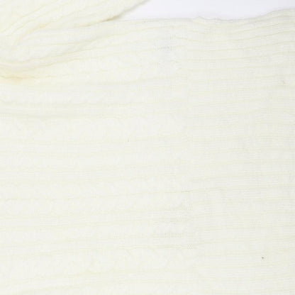 Next Womens Ivory   Tunic Jumper Size M