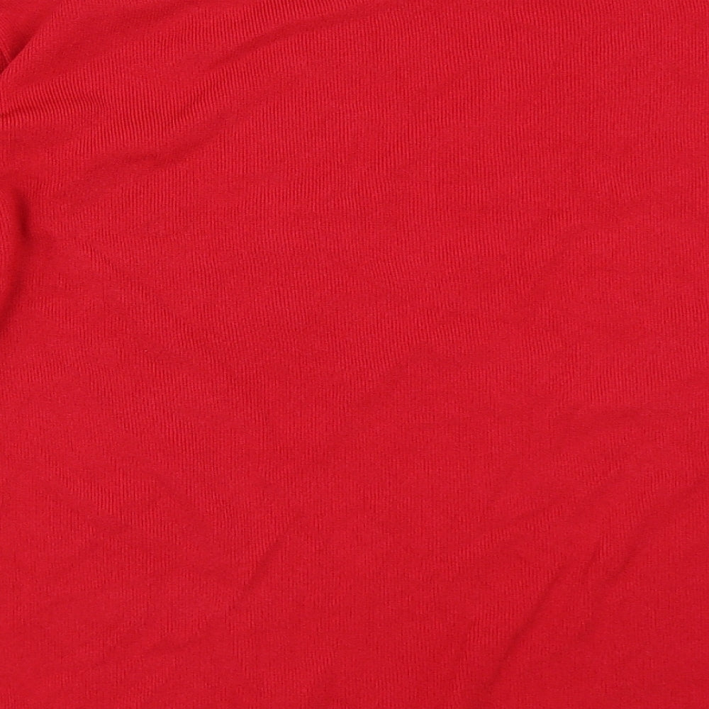 Frank Womens Saul Red Pullover Jumper Size L