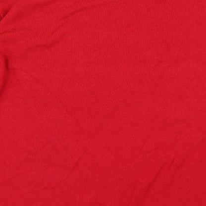 Frank Womens Saul Red Pullover Jumper Size L