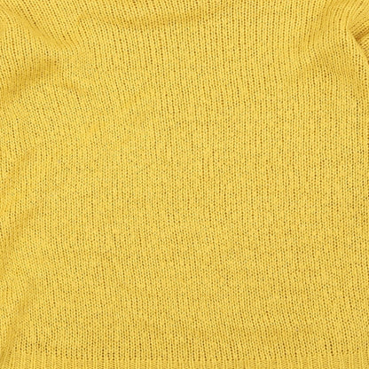New Look Womens Yellow   Pullover Jumper Size M