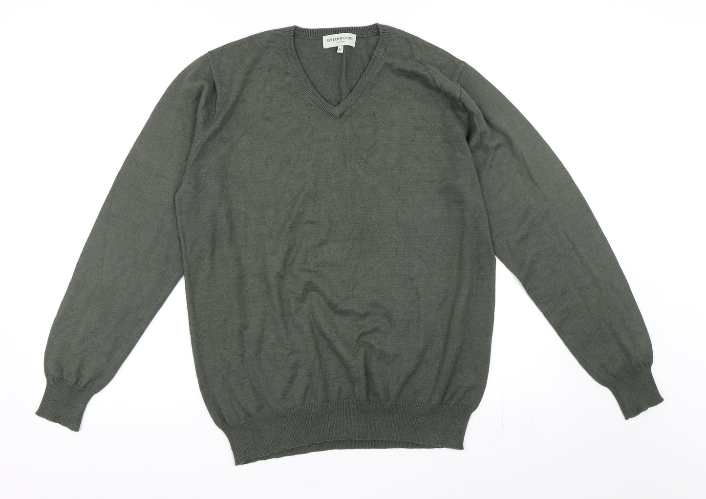 Greenwoods Mens Green   Pullover Jumper Size M
