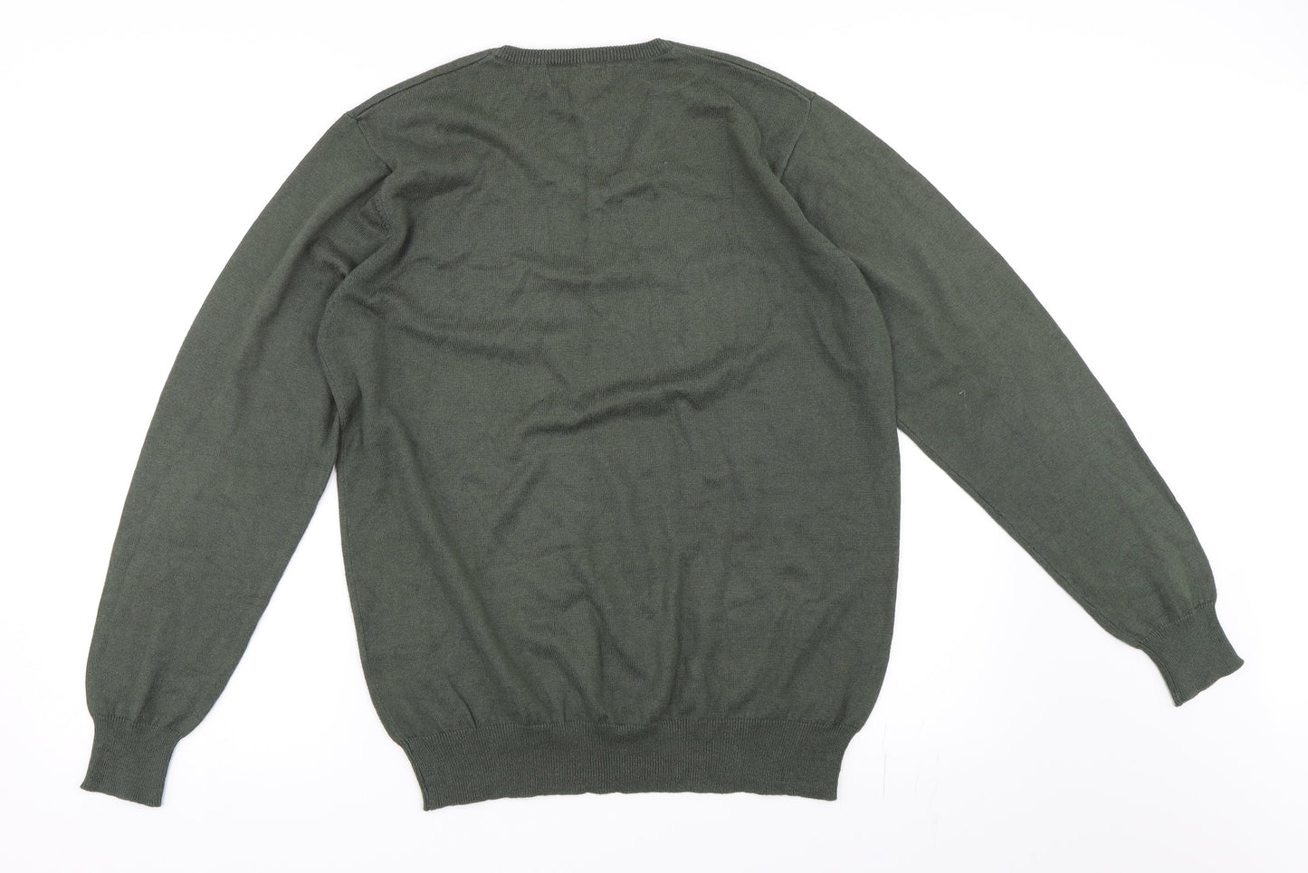 Greenwoods Mens Green   Pullover Jumper Size M