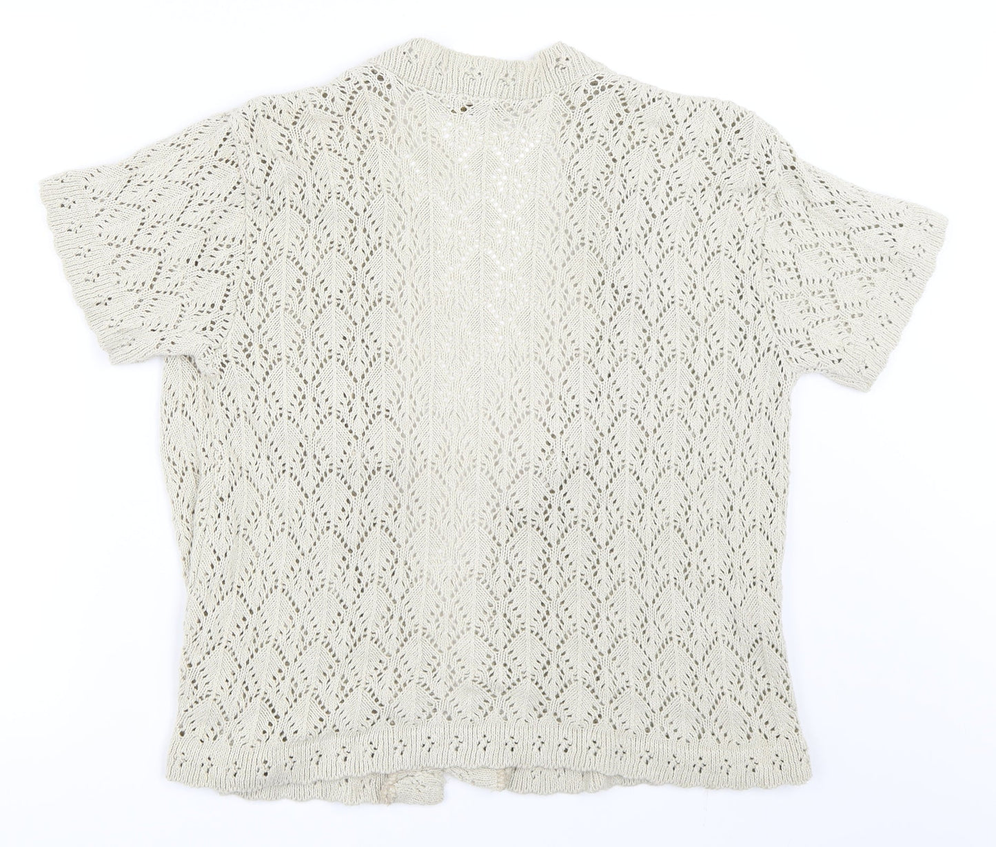 Pyari Womens Beige   Cardigan Jumper Size L