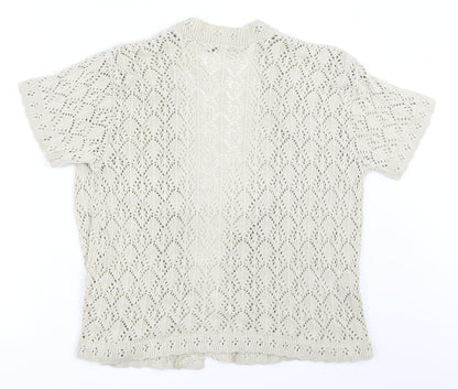 Pyari Womens Beige   Cardigan Jumper Size L