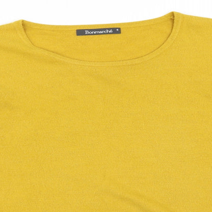 Bonmarché Womens Yellow Pullover Jumper Size S