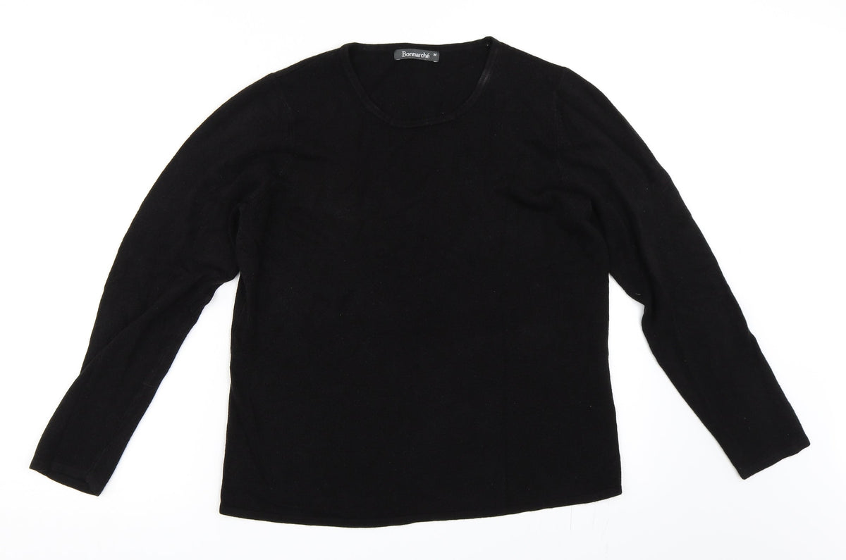Bonmarché Womens Black Pullover Jumper Size M