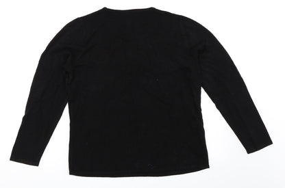 Bonmarché Womens Black Pullover Jumper Size M
